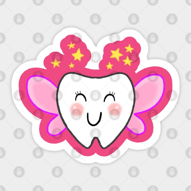 TOOTH FAIRY Sticker by Sketchy